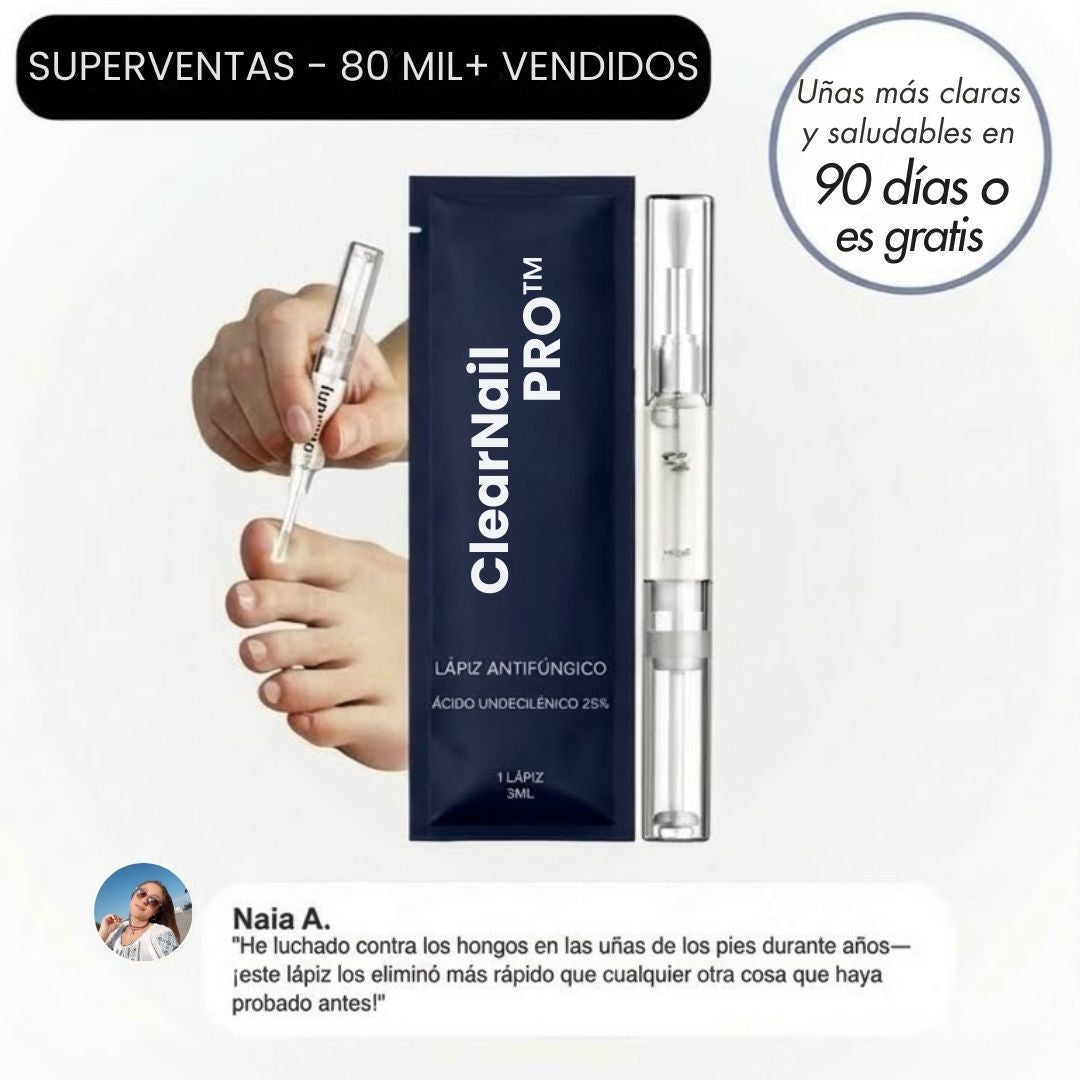 ClearNail Pro™ Lápiz Antihongos